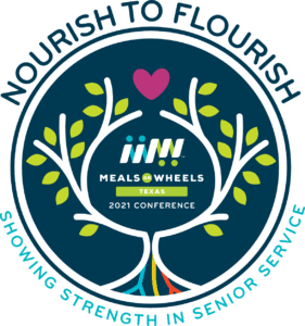 MOW_2021_logo 2021 Virtual Conference Logo: Meals on Wheels Texas 2021 Virtual Conference - Nourish to Flourish: Showing Strength in Senior Service