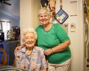 Volunteer Gayle Barber Delivering Meals to Virgina